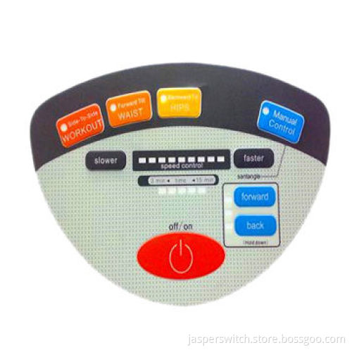 Membrane Switch with Metal Dome, Four Buttons and Rectangle Window